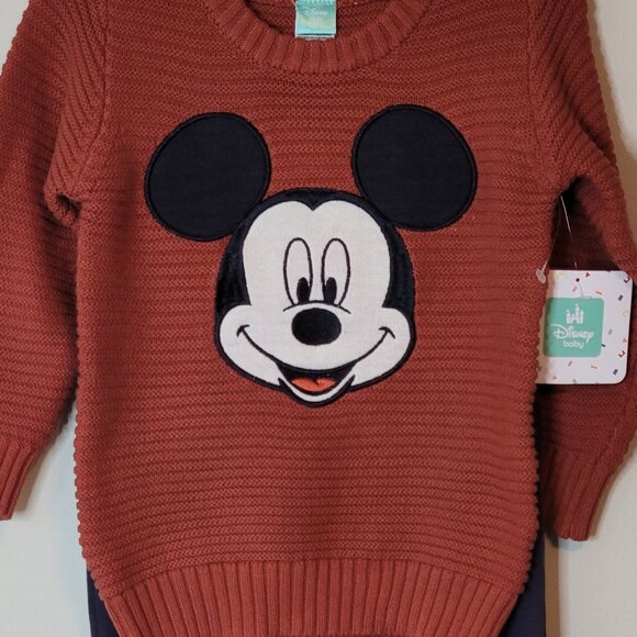 Disney Mickey Mouse Sweater & Pants Set - Baby Toddler Outfit (24 Months) - Picture 7 of 10